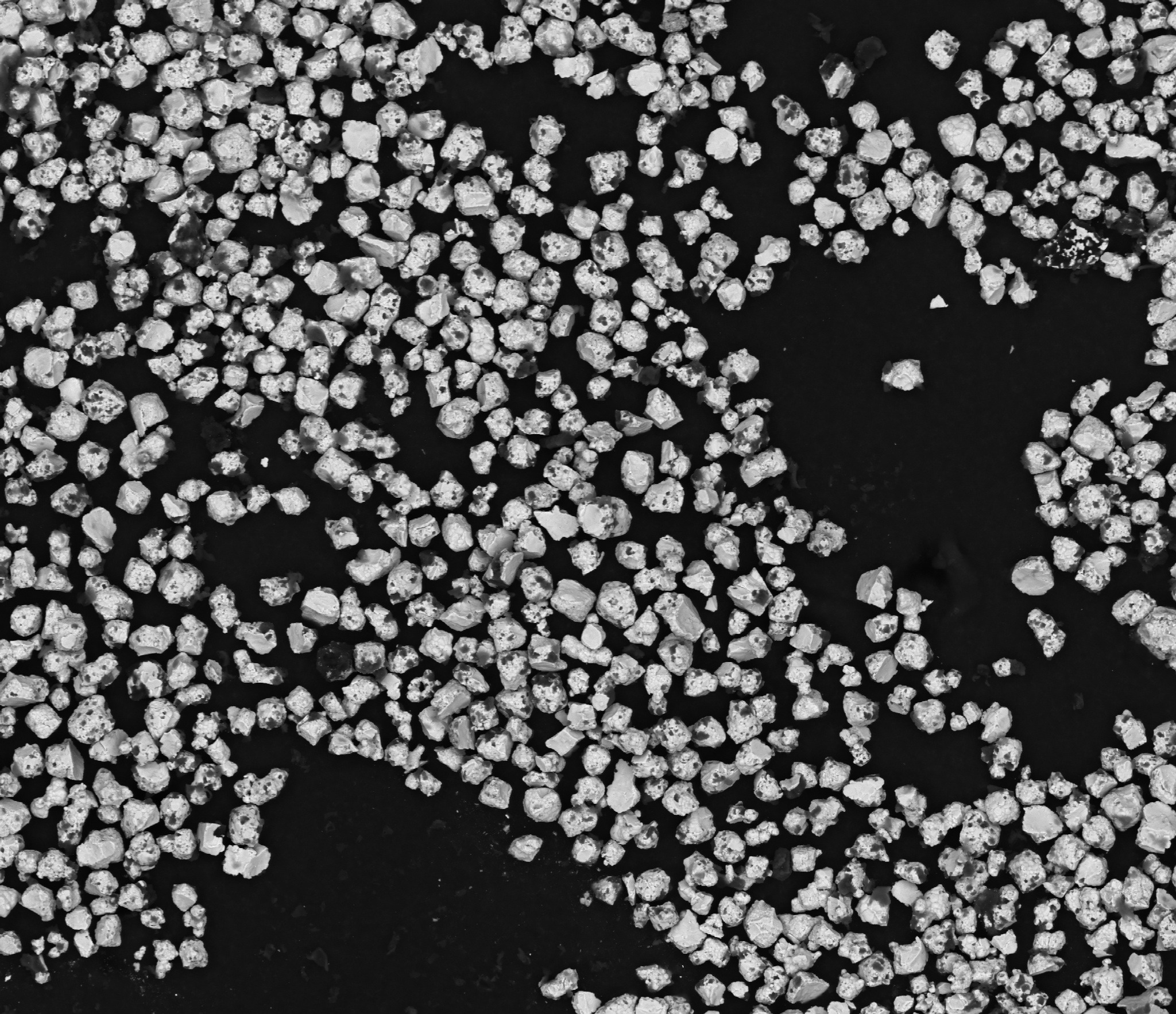 Tetride powder particles